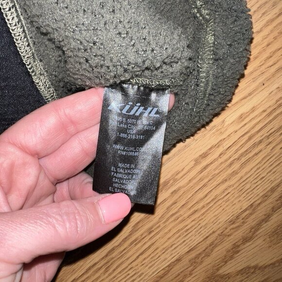 Kuhl Outdoor Pullover Snap T Fleece Jacket Womens Size XL Green Color - Picture 5 of 6